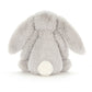 Bashful Silver Bunny - Soft Stuffed Rabbit | Wobblepaws