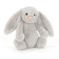 Bashful Silver Bunny - Soft Stuffed Rabbit | Wobblepaws