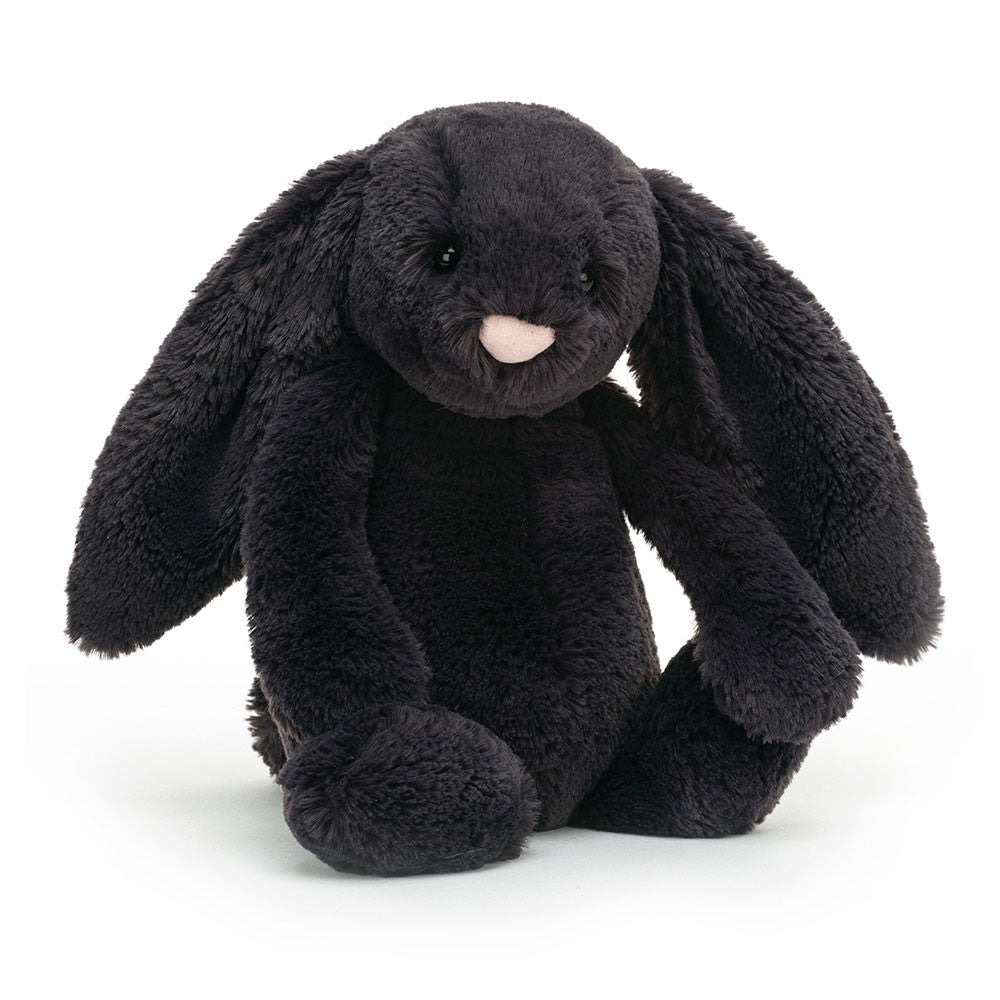 Bashful Inky Bunny - Soft Stuffed Rabbit | Wobblepaws