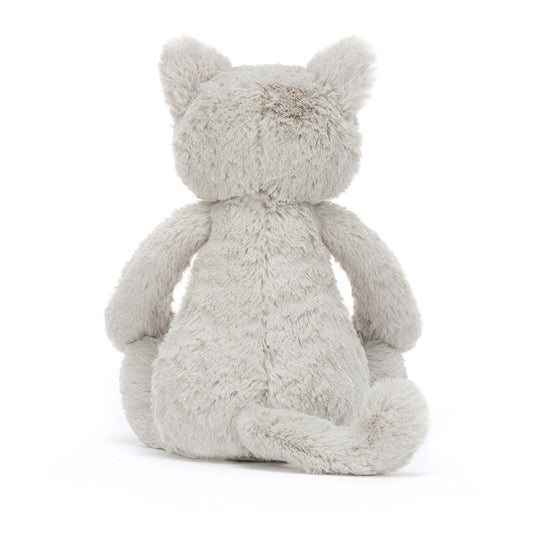 Bashful Grey Kitty - Soft Stuffed Cat | Wobblepaws