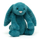 Bashful Mineral Blue Bunny - Soft Stuffed Rabbit | Wobblepaws