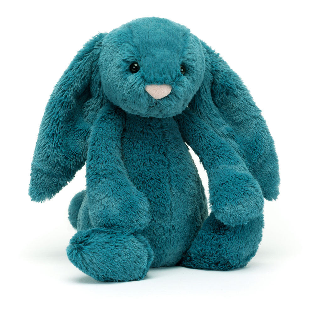 Bashful Mineral Blue Bunny - Soft Stuffed Rabbit | Wobblepaws