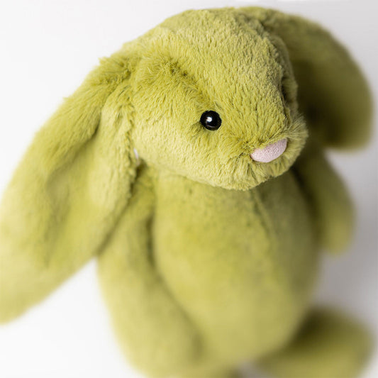 Bashful Moss Bunny - Soft Stuffed Rabbit | Wobblepaws