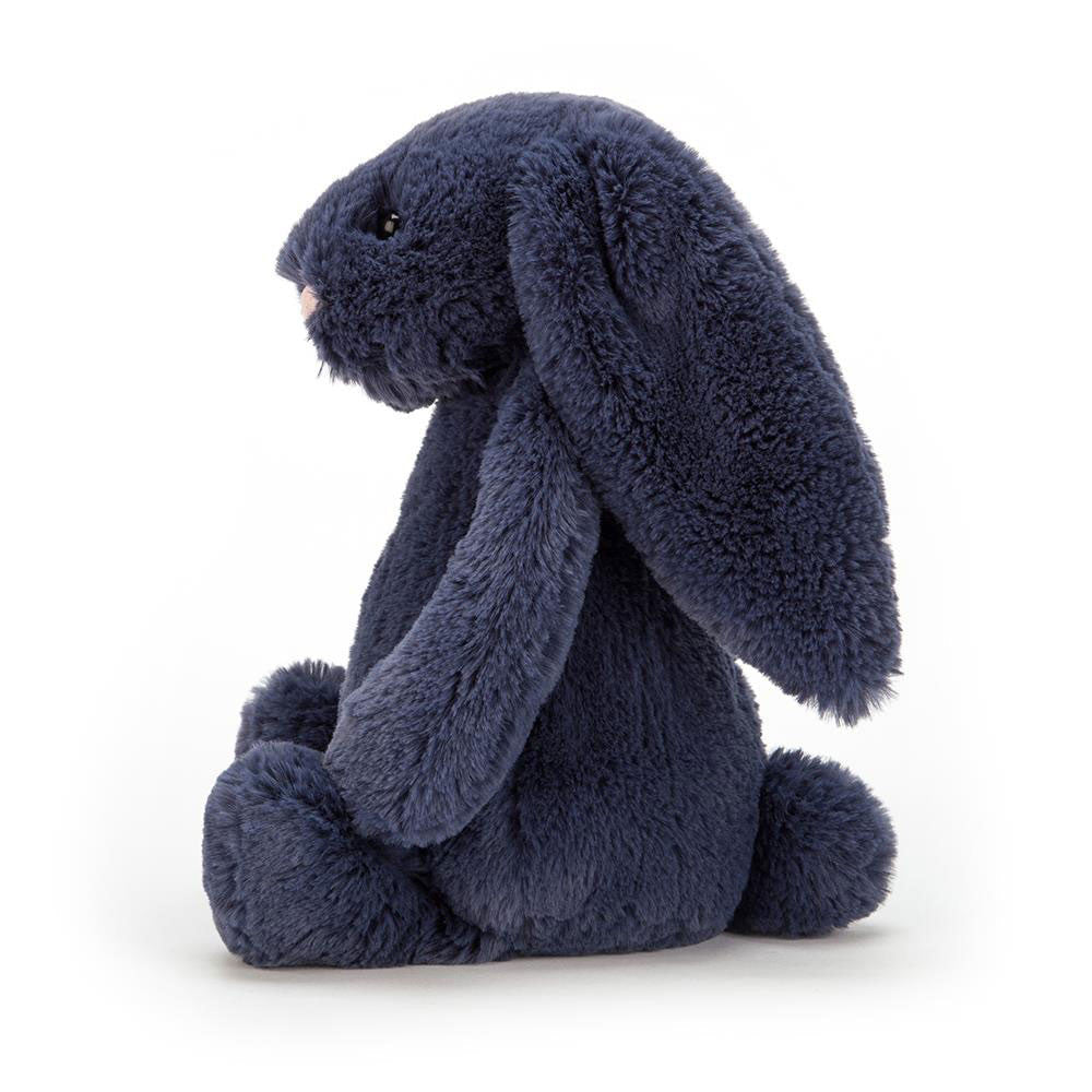 Bashful Navy Bunny - Soft Stuffed Rabbit | Wobblepaws