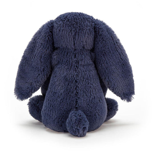 Bashful Navy Bunny - Soft Stuffed Rabbit | Wobblepaws