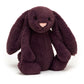 Bashful Plum Bunny - Soft Stuffed Rabbit | Wobblepaws