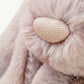 Bashful Luxe Bunny Rosa - Soft Stuffed Rabbit | Wobblepaws