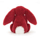 Bashful Luxe Bunny Scarlett - Soft Stuffed Rabbit | Wobblepaws