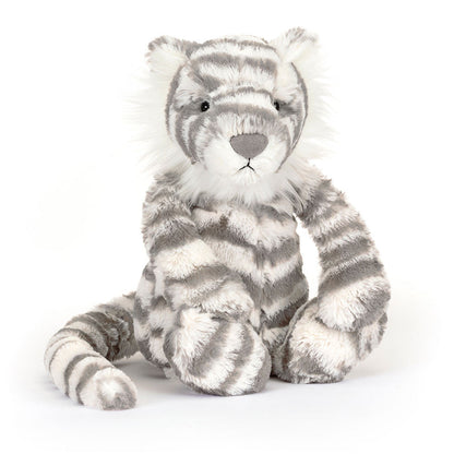 Bashful Snow Tiger - Soft Stuffed Animal | Wobblepaws