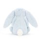 Bashful Blue Bunny - Soft Stuffed Rabbit | Wobblepaws