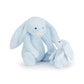 Bashful Blue Bunny - Soft Stuffed Rabbit | Wobblepaws