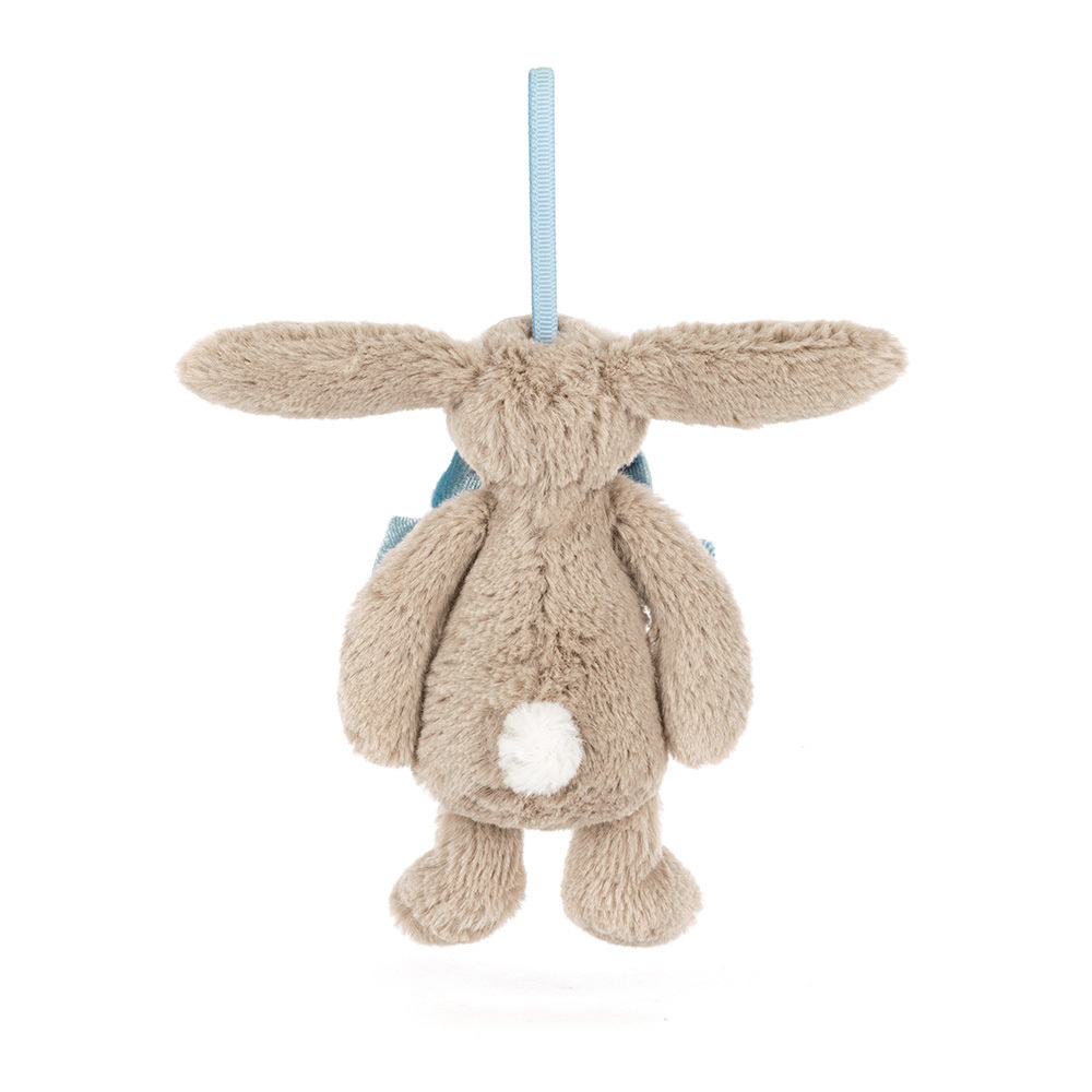 Bashful Beige Bunny Decoration - Soft Festive Toy | Wobblepaws