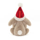 Bashful Christmas Bunny Decoration - Soft Festive Toy | Wobblepaws