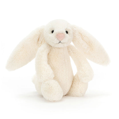 Bashful Cream Bunny - Soft Stuffed Rabbit | Wobblepaws
