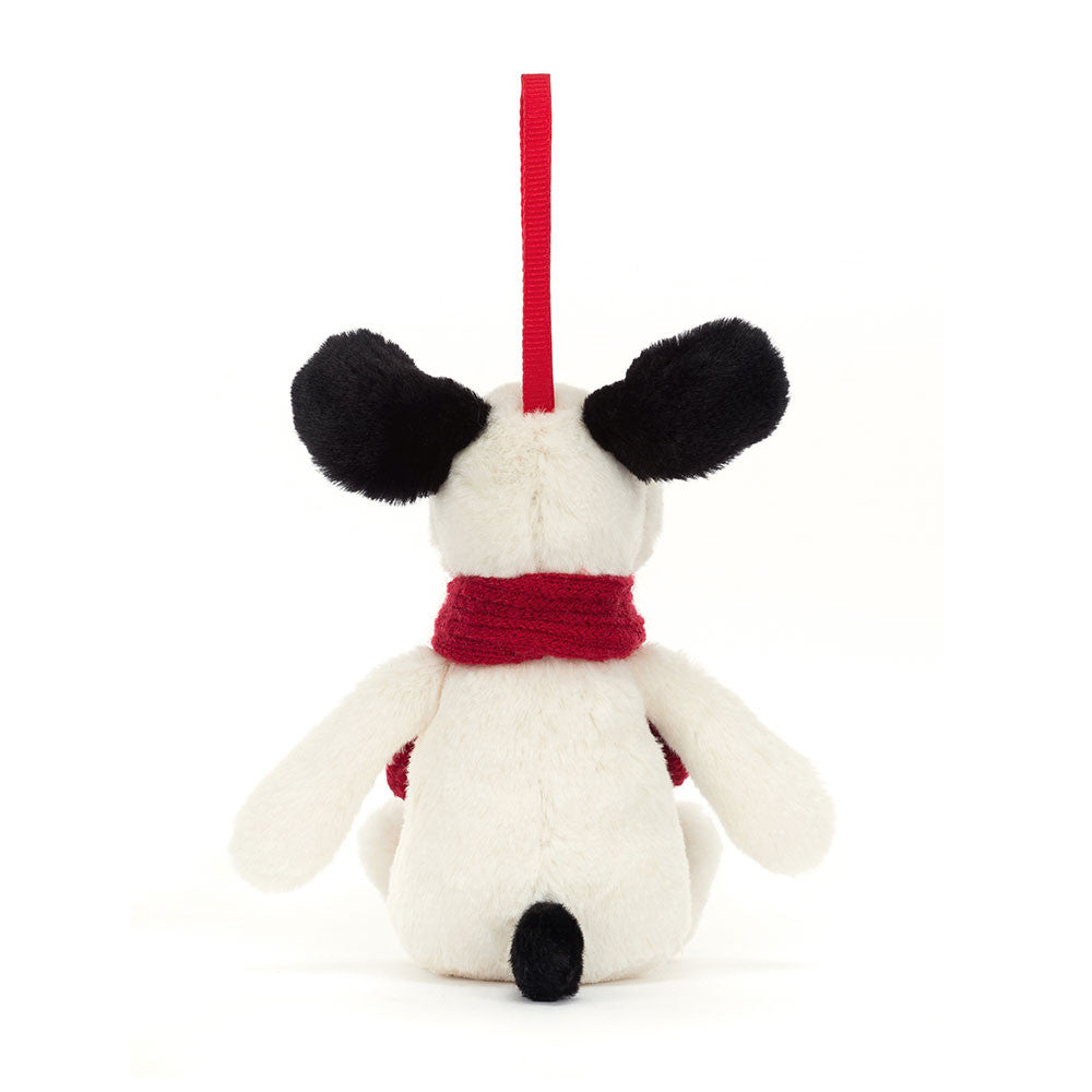 Bashful Puppy Decoration - Soft Festive Toy | Wobblepaws