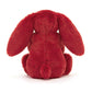 Bashful Cranberry Bunny - Soft Stuffed Rabbit | Wobblepaws