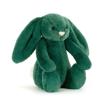Bashful Teal Bunny - Soft Stuffed Rabbit | Wobblepaws