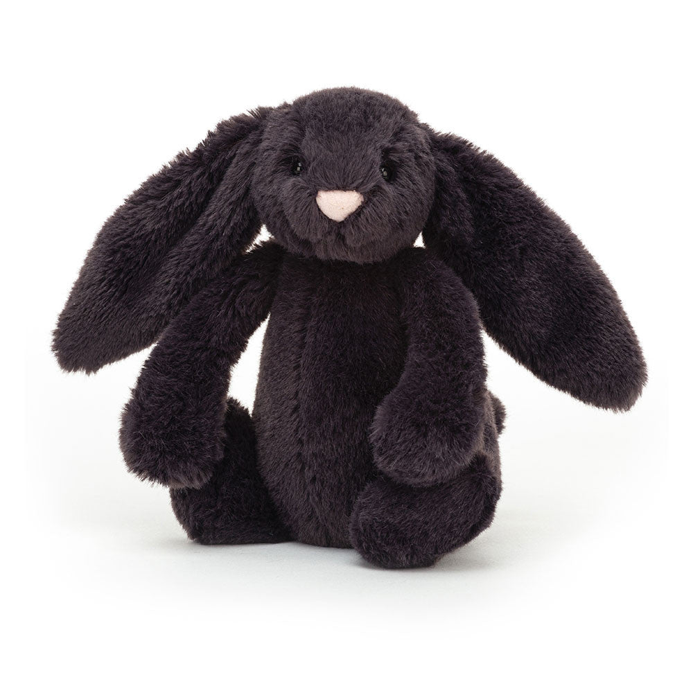 Bashful Inky Bunny - Soft Stuffed Rabbit | Wobblepaws