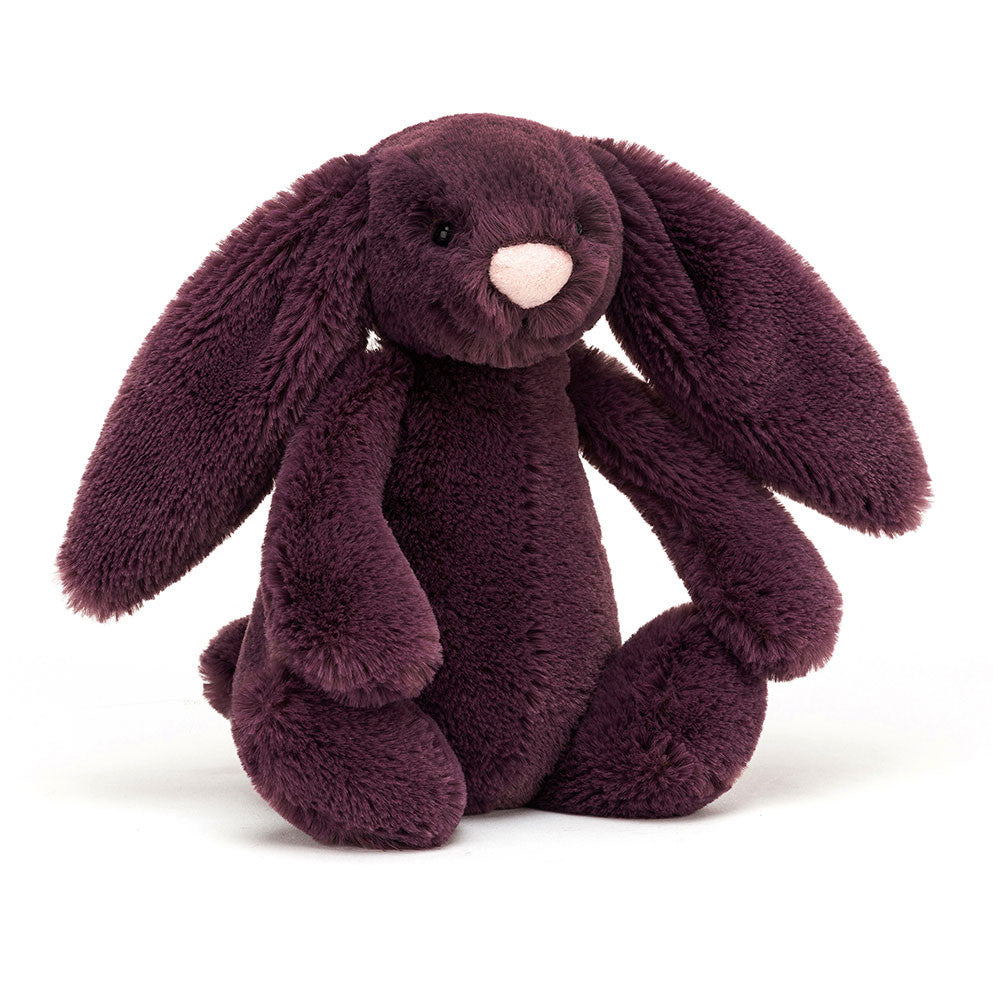 Bashful Plum Bunny - Soft Stuffed Rabbit | Wobblepaws