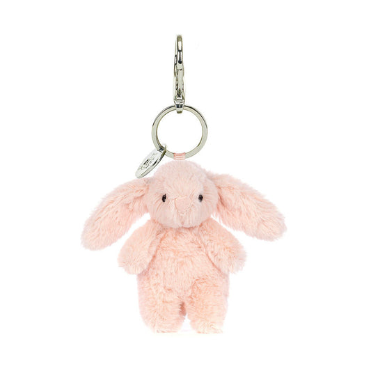 Bashful Bunny Blush Bag Charm - Soft Plush Keychain | Wobblepaws