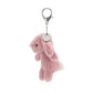 Bashful Bunny Tulip Bag Charm - Soft Plush Keychain | Wobblepaws