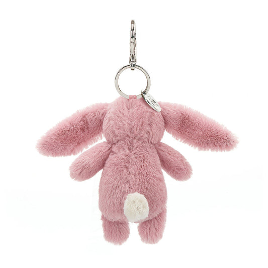 Bashful Bunny Tulip Bag Charm - Soft Plush Keychain | Wobblepaws