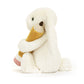 Bashful Bunny With Pencil - Soft Novelty Toy | Wobblepaws