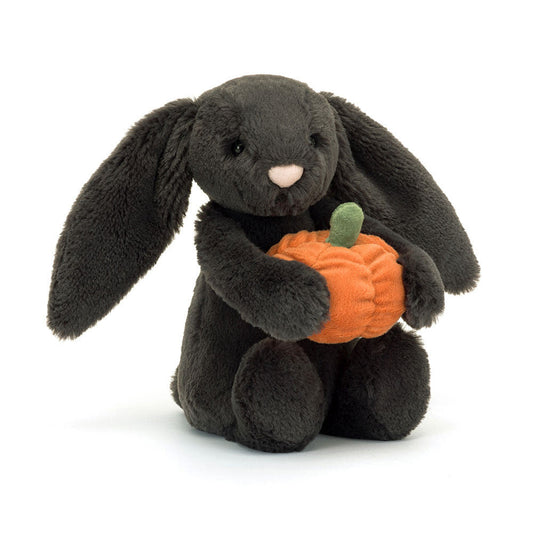 Bashful Pumpkin Bunny - Soft Novelty Toy | Wobblepaws