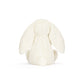 Cream Bunny With Rose - Soft Stuffed Rabbit | Wobblepaws