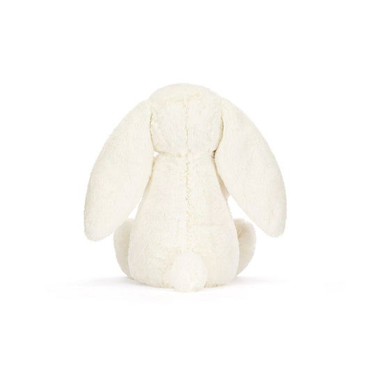 Cream Bunny With Rose - Soft Stuffed Rabbit | Wobblepaws