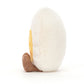 Amuseables Boiled Egg Blushing - Soft Novelty Toy | Wobblepaws