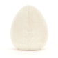 Amuseable Laughing Boiled Egg Plush - Soft Novelty Toy