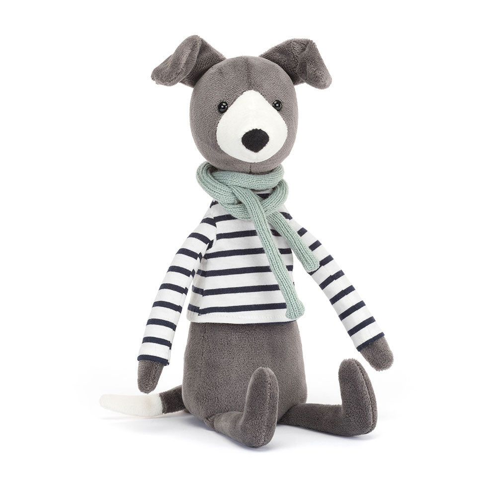 Beatnik Buddy Whippet - Soft Stuffed Dog | Wobblepaws