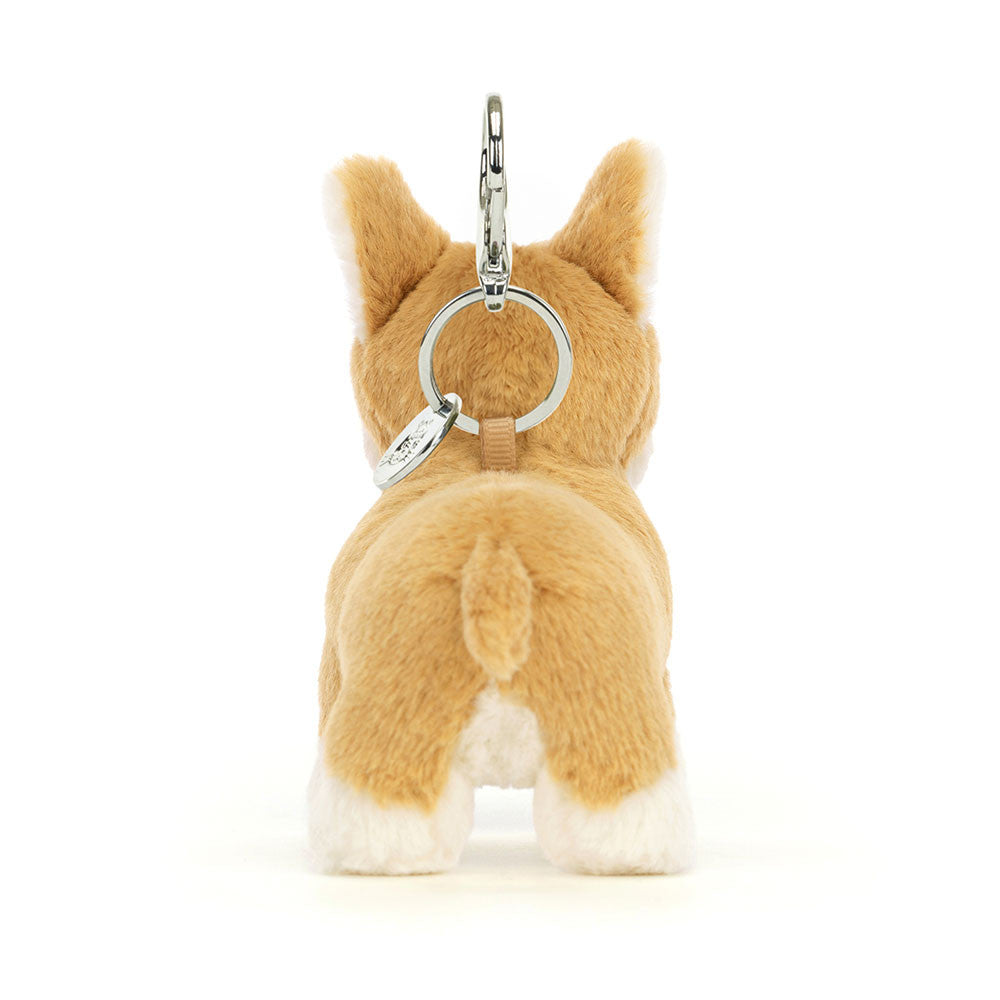 Betty Corgi Bag Charm - Soft Plush Keychain | Wobblepaws