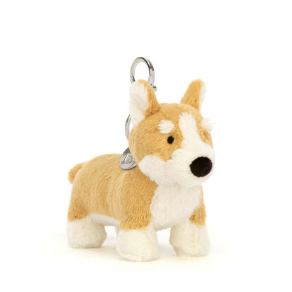Betty Corgi Bag Charm - Soft Plush Keychain | Wobblepaws