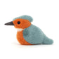 Birdling Kingfisher - Soft Stuffed Animal | Wobblepaws