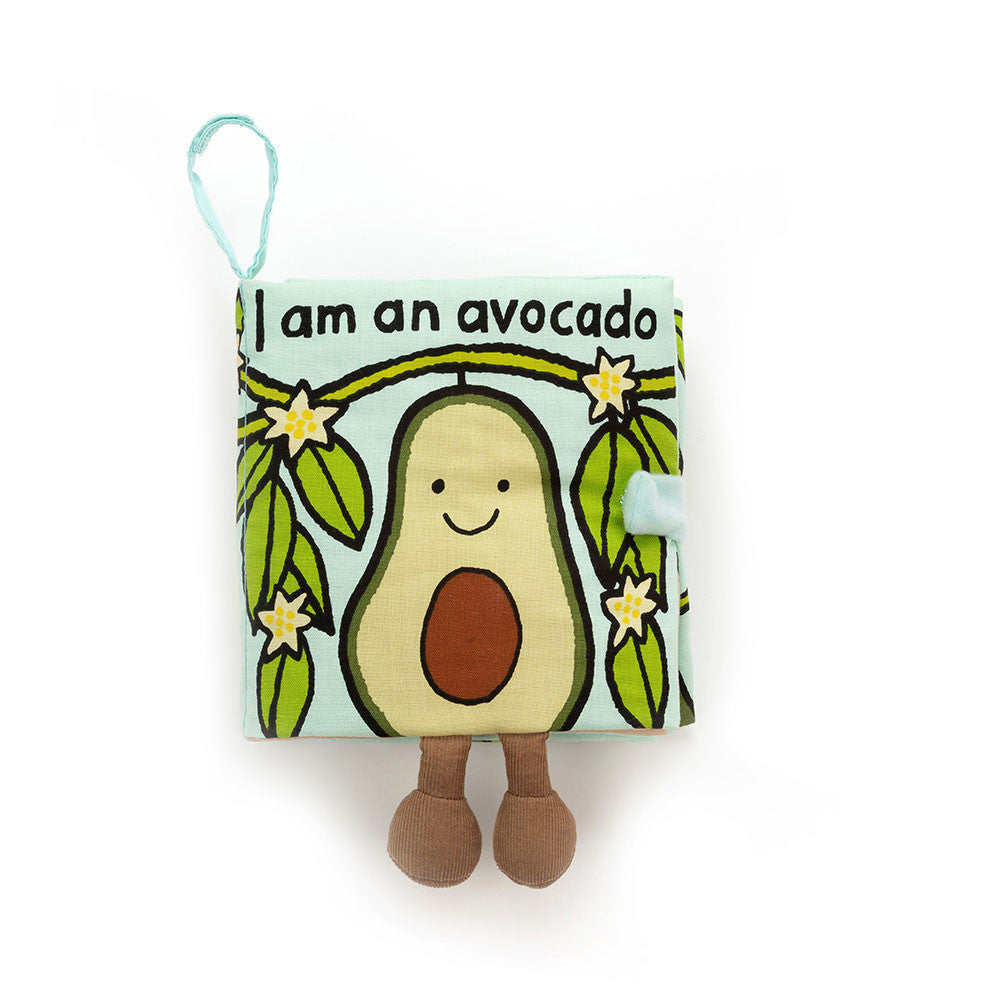 Avocado Soft Fabric Book - Baby Sensory Toy | Wobblepaws