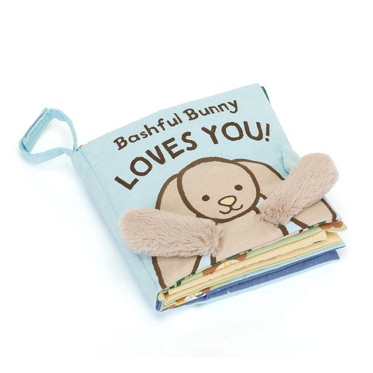 Bashful Bunny Loves You - Soft Fabric Storybook | Wobblepaws