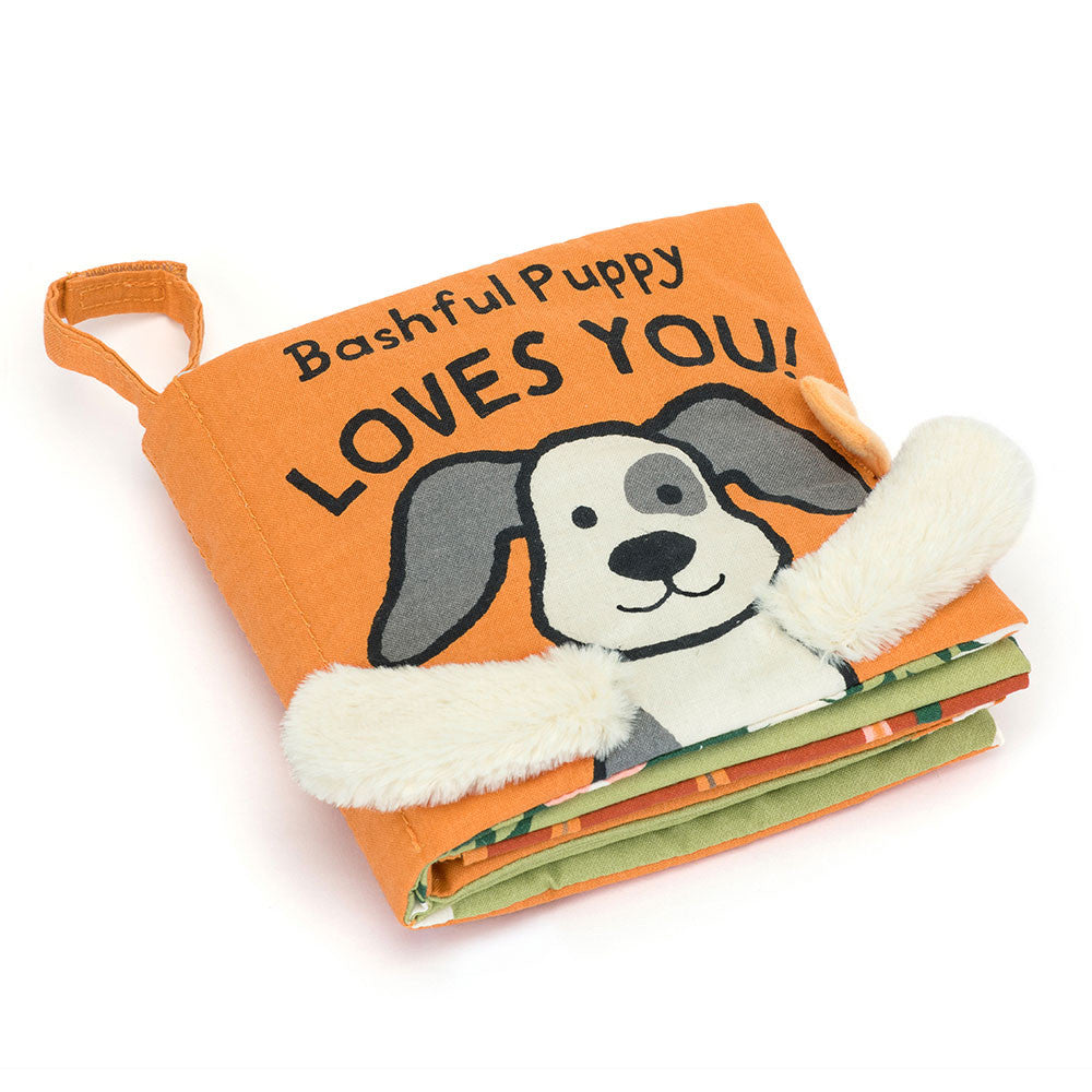 Bashful Puppy Loves You - Soft Fabric Storybook | Wobblepaws
