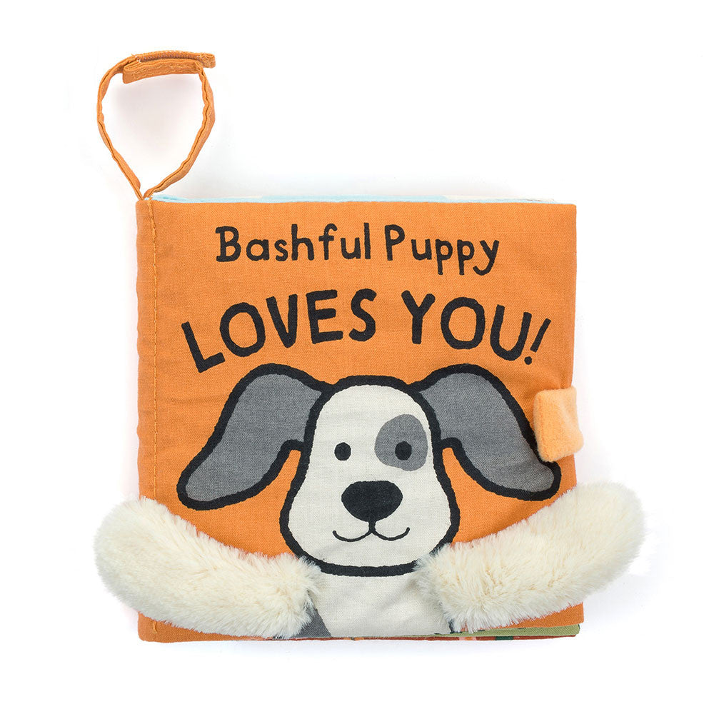 Bashful Puppy Loves You - Soft Fabric Storybook | Wobblepaws
