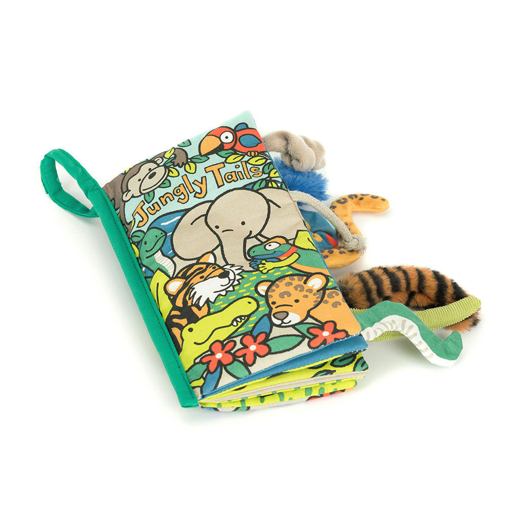 Jungly Tails Book - Fabric Storybook | Wobblepaws