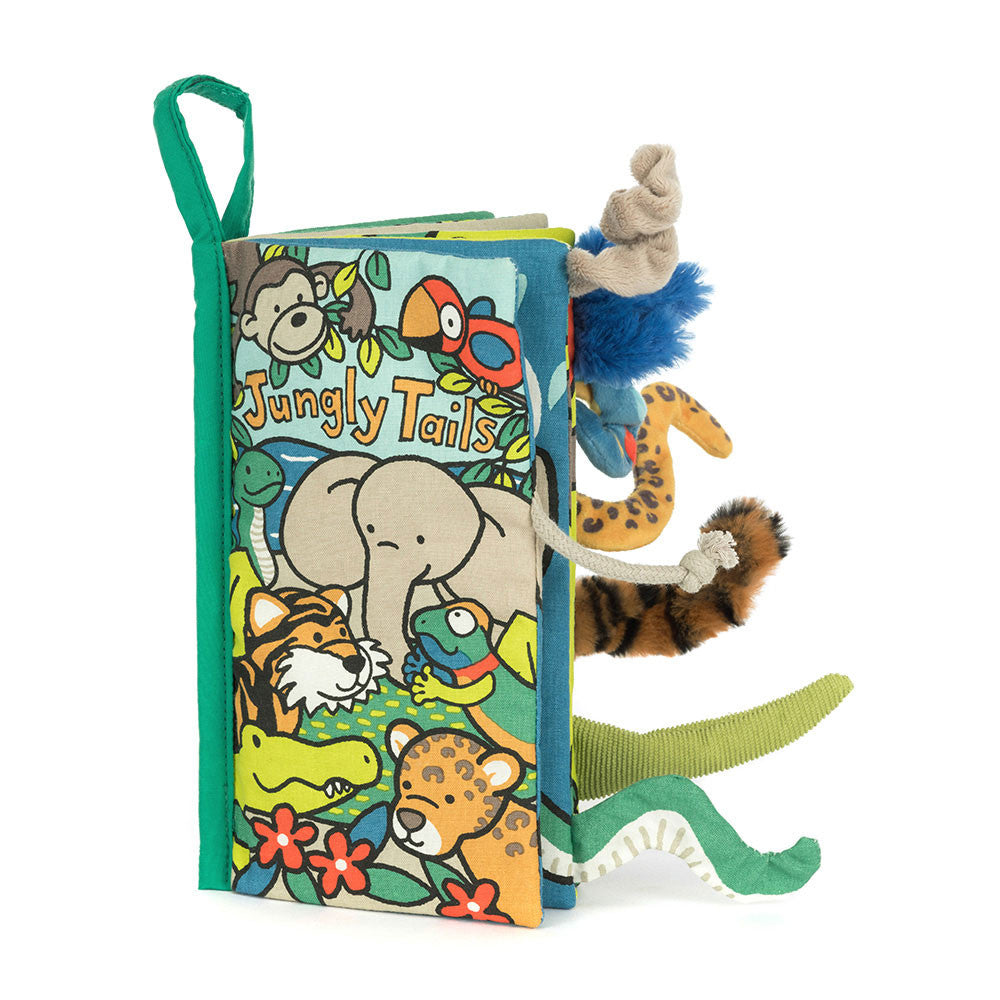 Jungly Tails Book - Fabric Storybook | Wobblepaws
