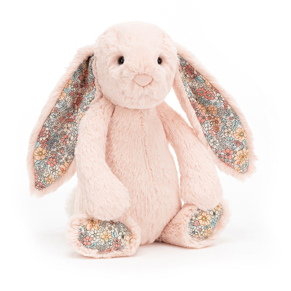 Blossom Blush Bunny - Soft Stuffed Rabbit | Wobblepaws