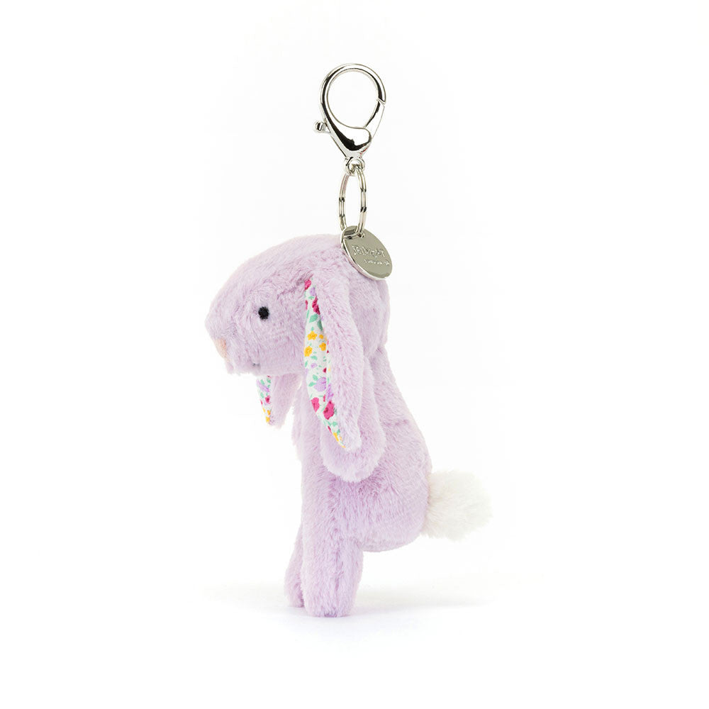 Blossom Jasmine Bunny Bag Charm - Soft Plush Keychain | Wobblepaws