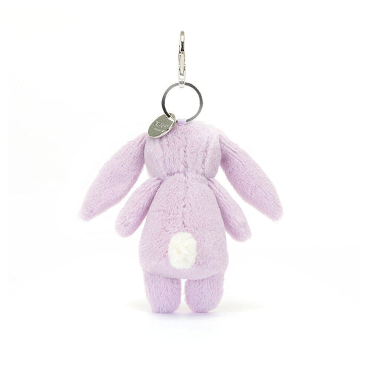 Blossom Jasmine Bunny Bag Charm - Soft Plush Keychain | Wobblepaws