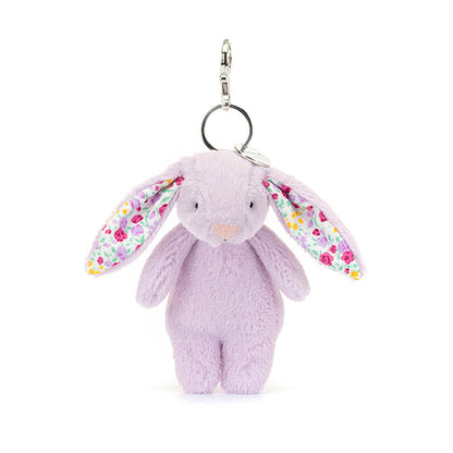 Blossom Jasmine Bunny Bag Charm - Soft Plush Keychain | Wobblepaws