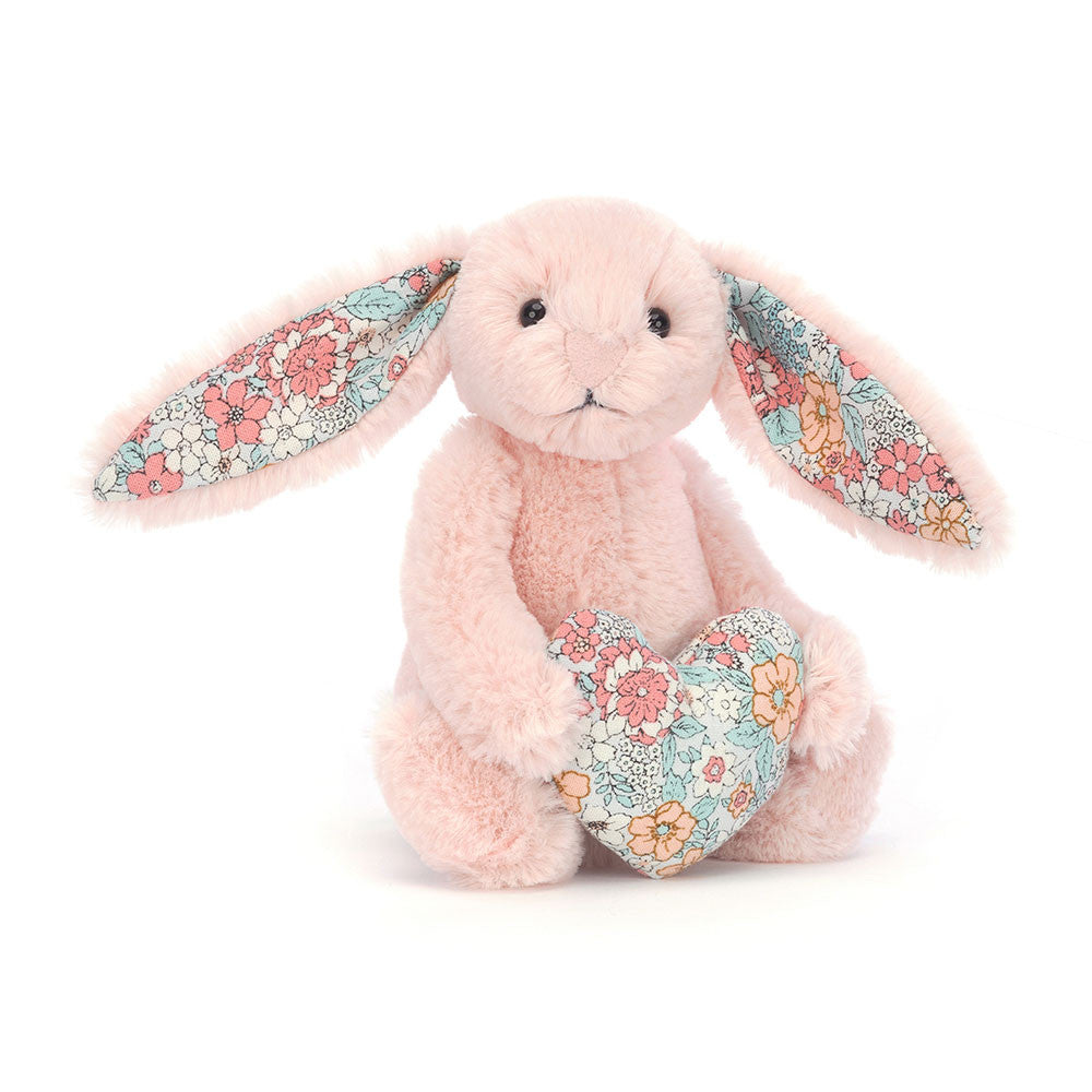 Blossom Heart Bunny - Soft Stuffed Rabbit | Wobblepaws
