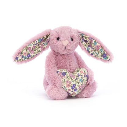 Blossom Heart Bunny - Soft Stuffed Rabbit | Wobblepaws