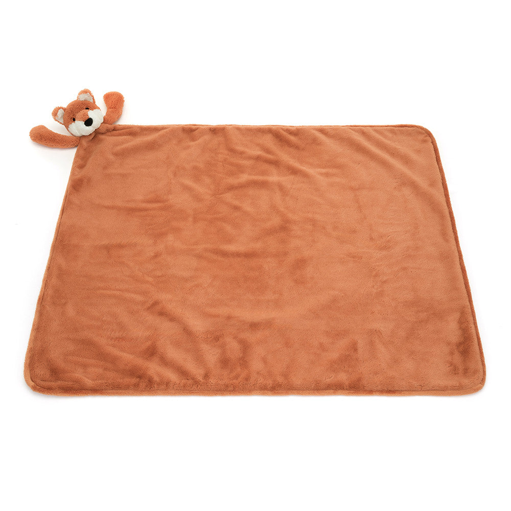 Bashful Fox Cub Blankie - Soft Baby Comforter | Wobblepaws
