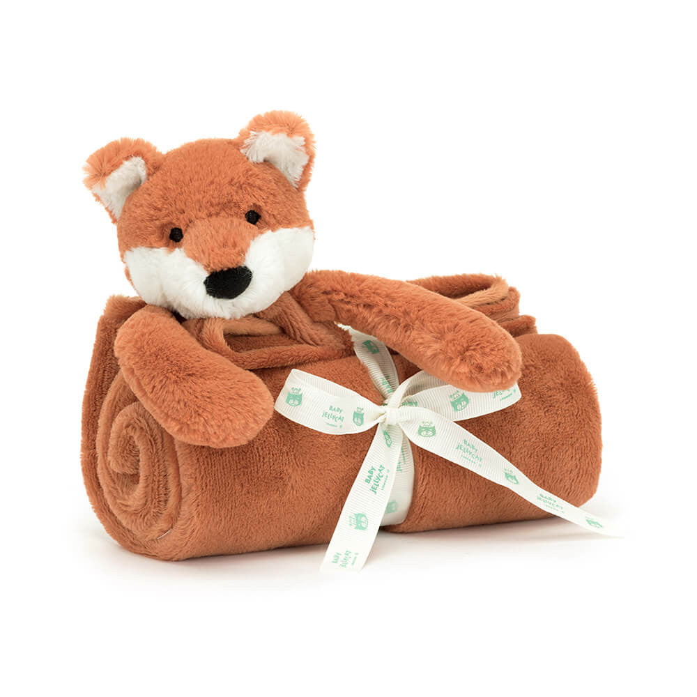 Bashful Fox Cub Blankie - Soft Baby Comforter | Wobblepaws